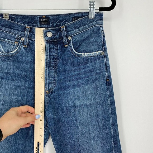 Citizens of Humanity Liya Classic Fit Jeans Size 24 High Rise Cotton Denim Blue - Picture 11 of 12
